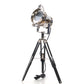Silver Tripod With Metal Novelty Shade By Homeroots | Floor Lamps | Modishstore - 1