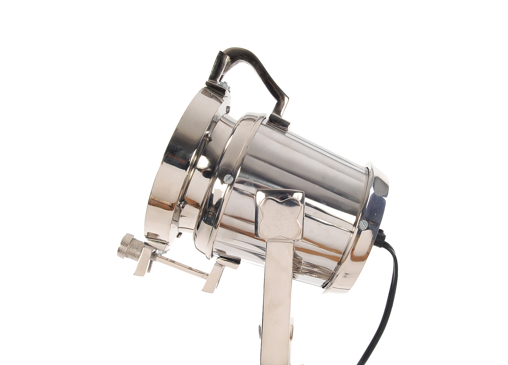 Silver Tripod With Metal Novelty Shade By Homeroots | Floor Lamps | Modishstore - 6