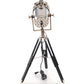 Silver Tripod With Metal Novelty Shade By Homeroots | Floor Lamps | Modishstore - 5