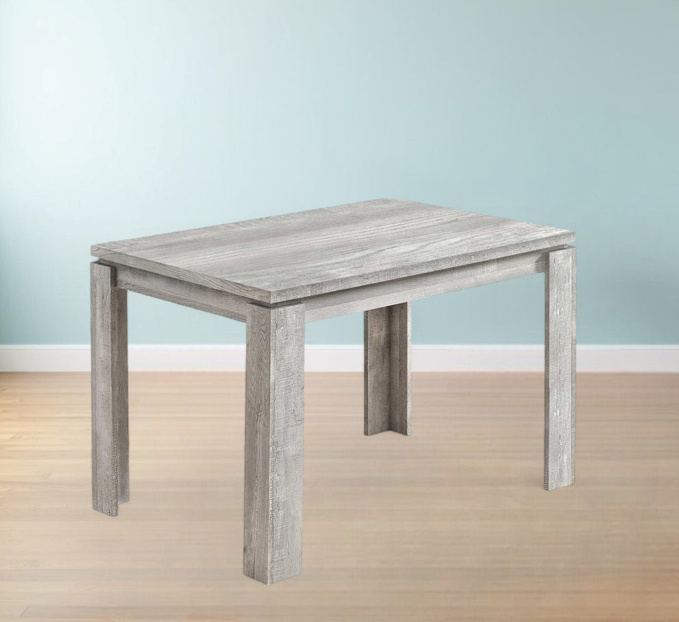 Gray Dining Table By Homeroots | Dining Tables | Modishstore - 5