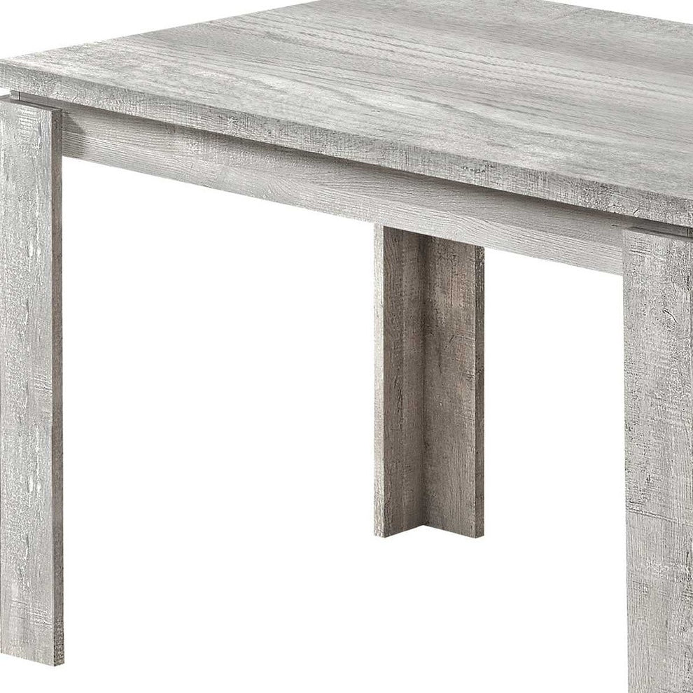 Gray Dining Table By Homeroots | Dining Tables | Modishstore - 6
