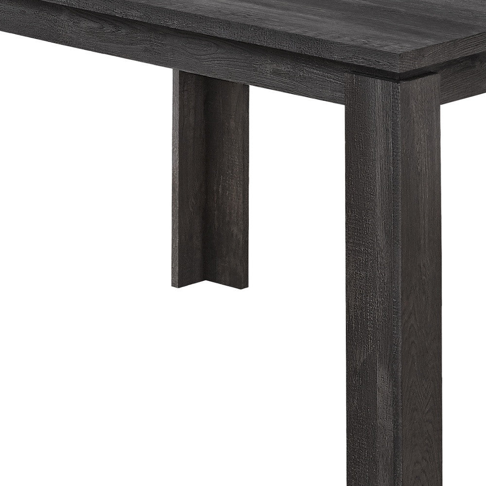 Black Dining Table By Homeroots | Dining Tables | Modishstore - 3