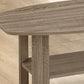 Set of Three Taupe Coffee Table With Shelf By Homeroots | Coffee Tables | Modishstore - 7
