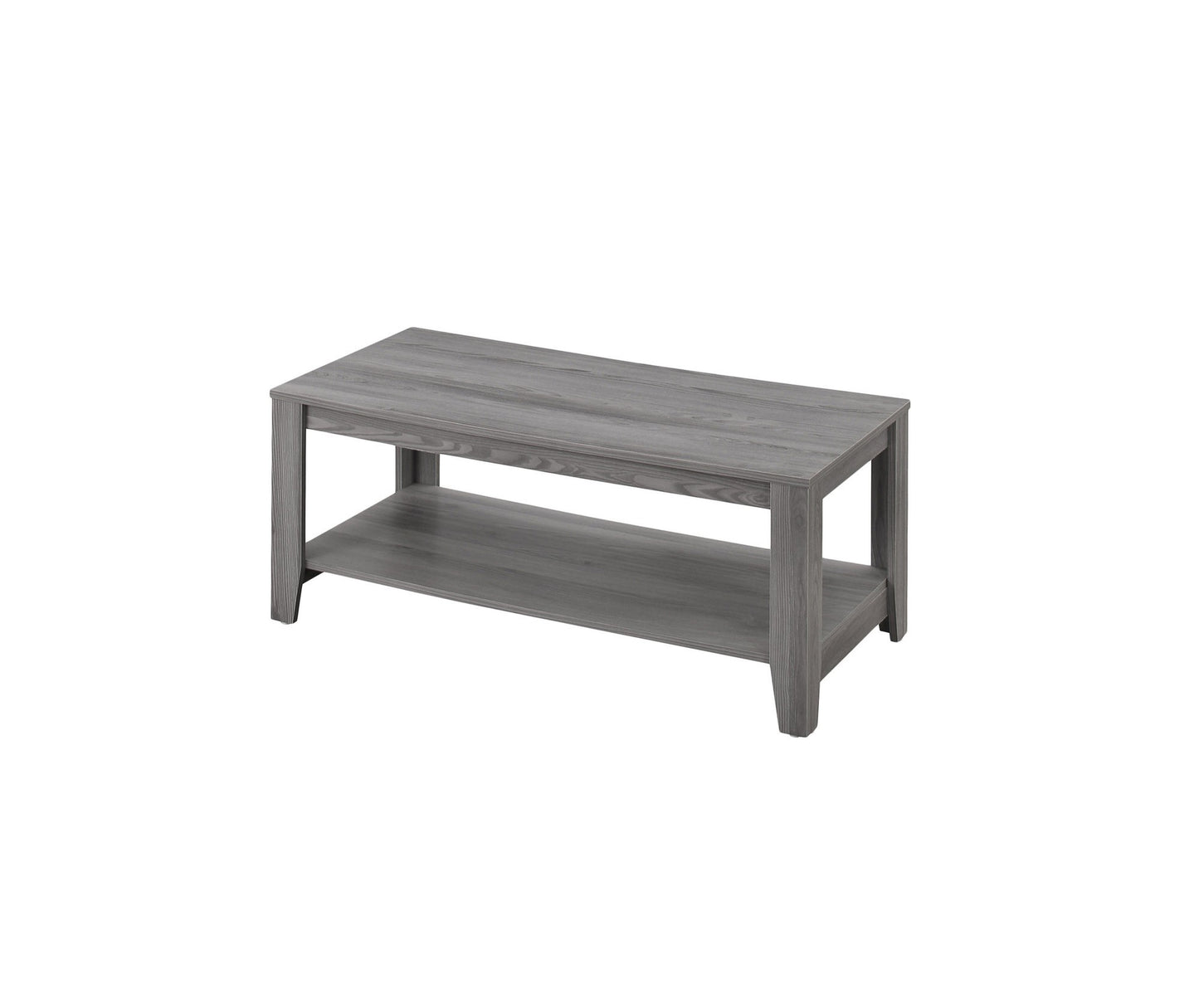 Set of Three Gray Coffee Table With Shelf By Homeroots | Coffee Tables | Modishstore - 6