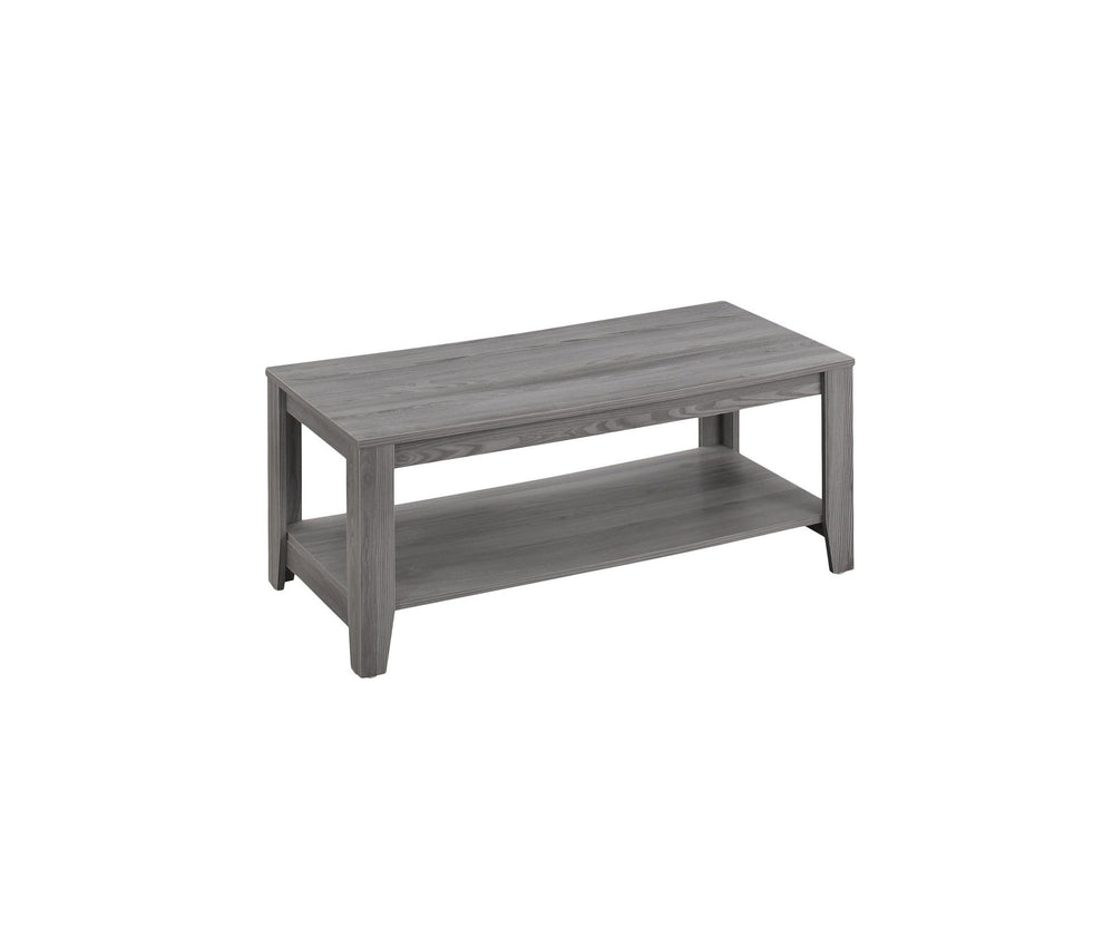 Set of Three Gray Coffee Table With Shelf By Homeroots | Coffee Tables | Modishstore - 7