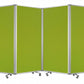 Green Metal 6 Panel Screen By Homeroots | Room Dividers | Modishstore - 1