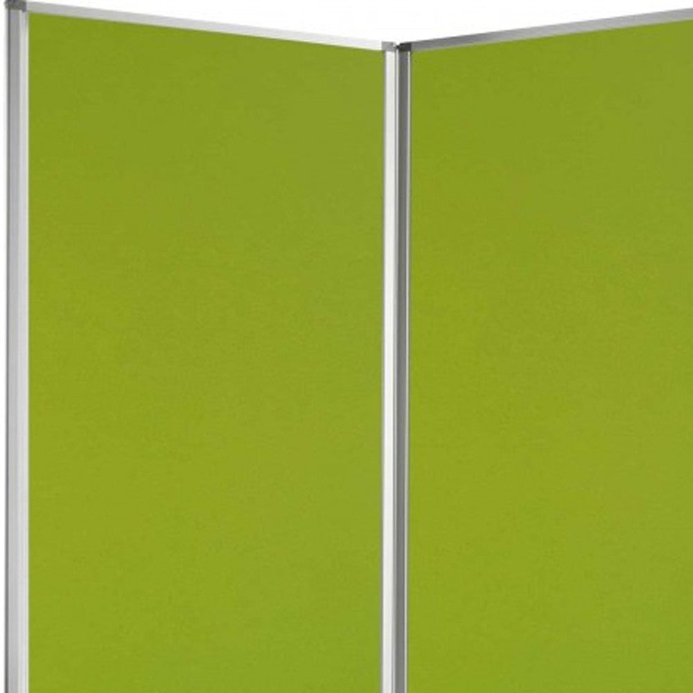 Green, Metal, 9 Panel, Screen By Homeroots | Room Dividers | Modishstore - 2