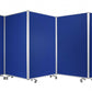 Blue, Metal, 9 Panel, Screen By Homeroots | Room Dividers | Modishstore - 1