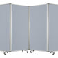 Metal Grey 6 Panel Screen By Homeroots | Room Dividers | Modishstore - 1