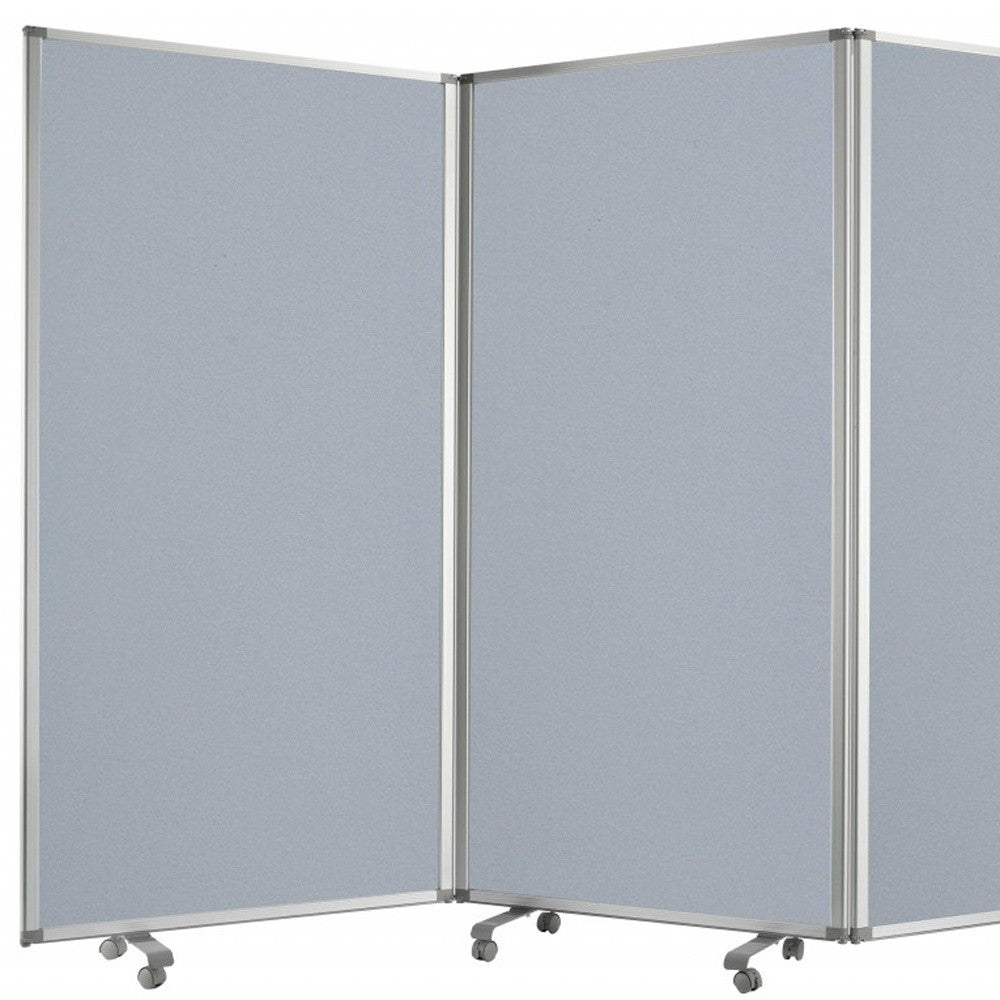 Metal Grey 6 Panel Screen By Homeroots | Room Dividers | Modishstore - 4