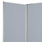 Metal, Grey, 9 Panel, Screen By Homeroots | Room Dividers | Modishstore - 2