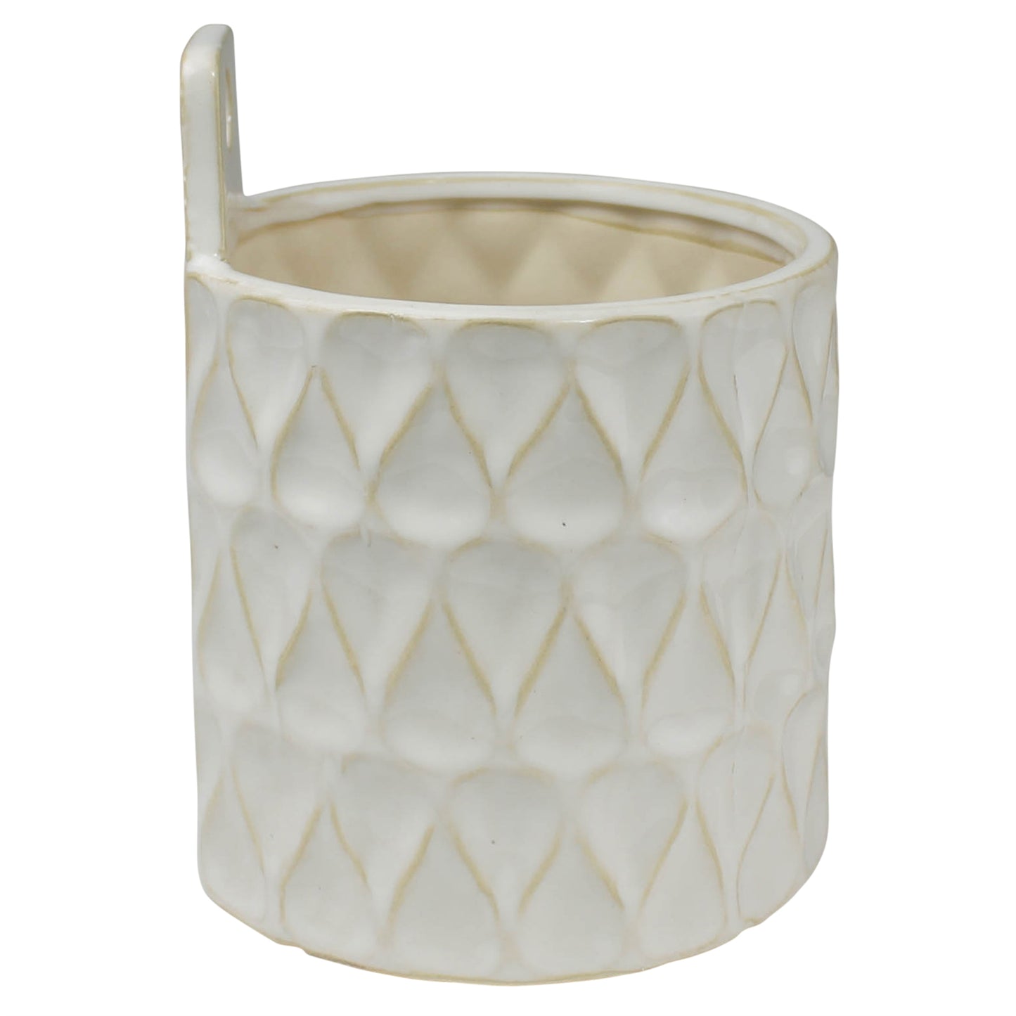 Elza Wall Planter, Ceramic - Small Set Of 4 By HomArt | Planters, Troughs & Cachepots | Modishstore