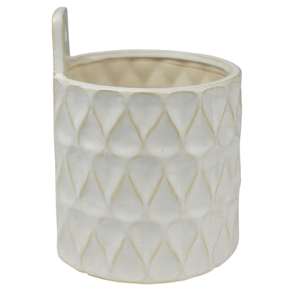 Elza Wall Planter, Ceramic - Small Set Of 4 By HomArt | Planters, Troughs & Cachepots | Modishstore