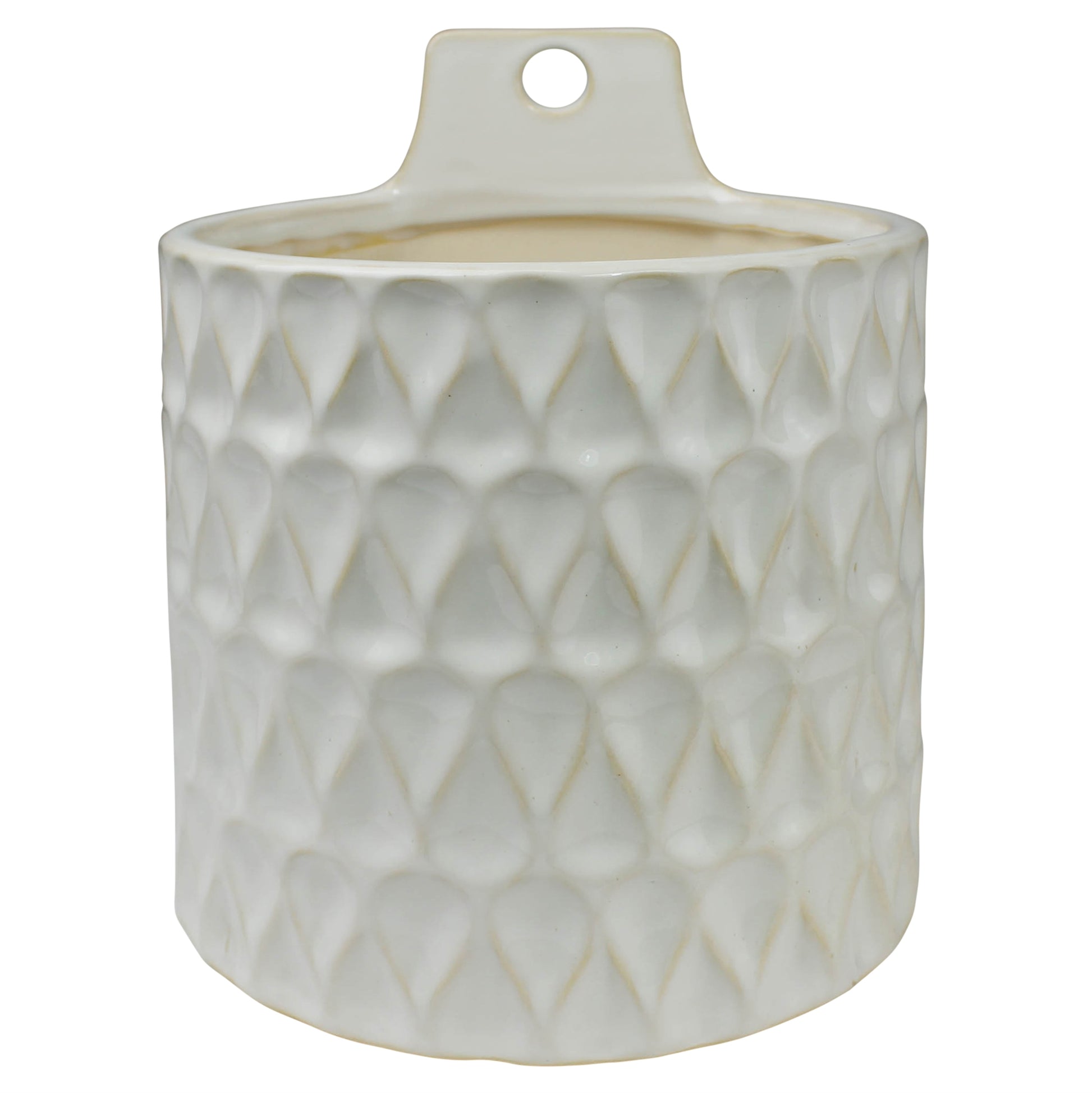 Elza Wall Planter, Ceramic - Small Set Of 4 By HomArt | Planters, Troughs & Cachepots | Modishstore - 5