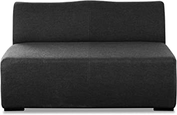 Charcoal Loveseat By Homeroots | Loveseats | Modishstore - 1