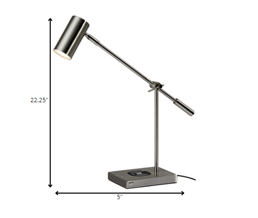 Silver Metal Novelty With Drum By Homeroots | Table Lamps | Modishstore - 5