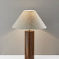Canopy Walnut Wood Block Table Lamp By Homeroots | Table Lamps | Modishstore - 5