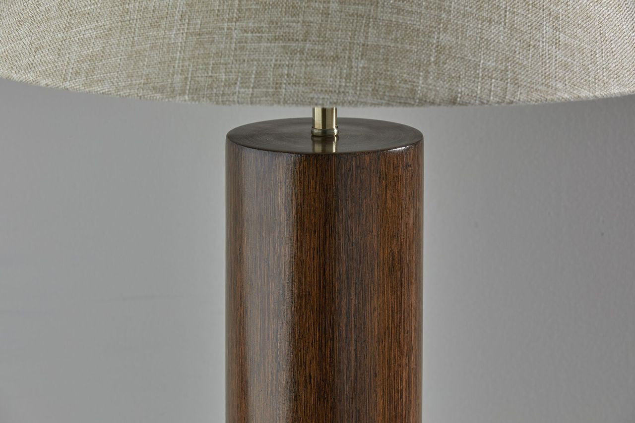 Canopy Walnut Wood Block Table Lamp By Homeroots | Table Lamps | Modishstore - 6