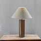 Canopy Walnut Wood Block Table Lamp By Homeroots | Table Lamps | Modishstore - 1