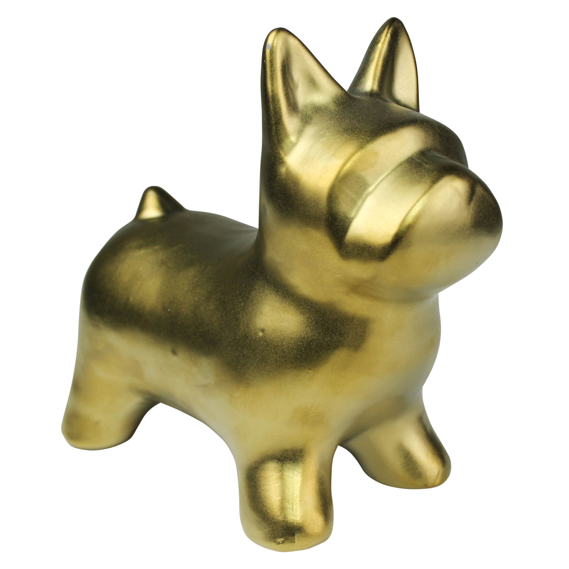 Dog, Ceramic, Gold Set Of 4 By HomArt | Ornaments | Modishstore - 3