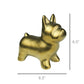 Dog, Ceramic, Gold Set Of 4 By HomArt | Ornaments | Modishstore - 2
