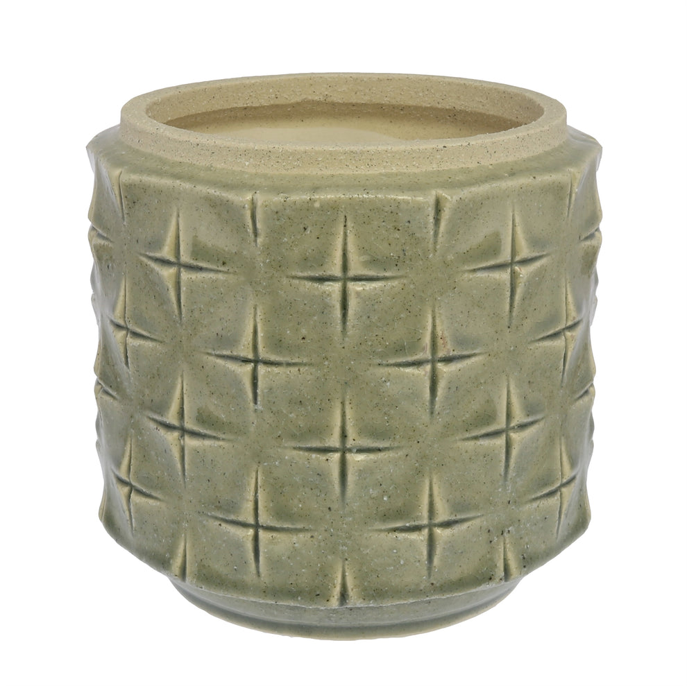 Gemma Cachepot - Large - Grey Set Of 4 By HomArt | Planters, Troughs & Cachepots | Modishstore - 3