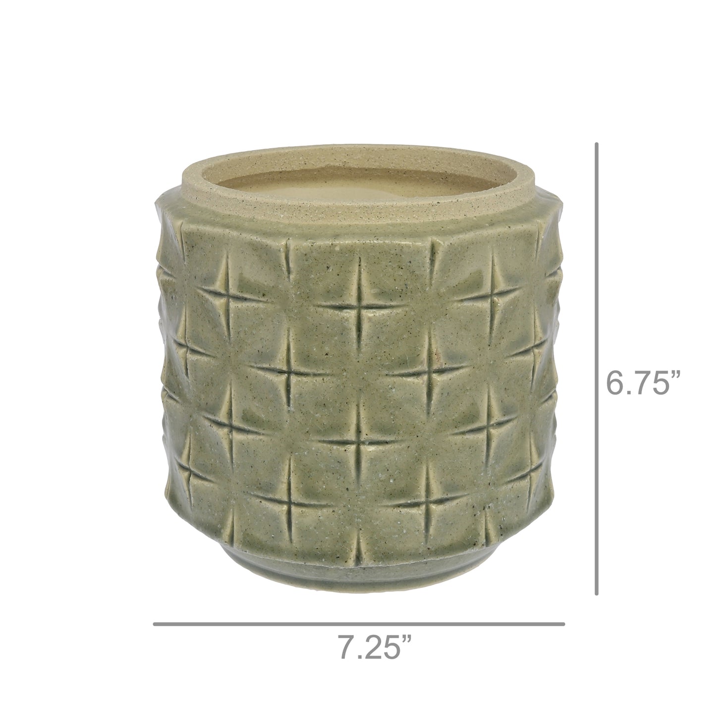 Gemma Cachepot - Large - Grey Set Of 4 By HomArt | Planters, Troughs & Cachepots | Modishstore - 4