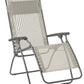 Gray Steel Outdoor Zero Gravity Chair By Homeroots | Outdoor Chairs | Modishstore - 2