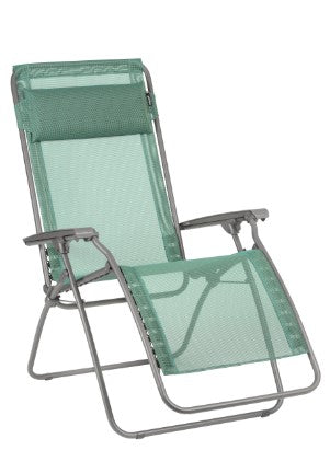 Green Metal Outdoor Zero Gravity Chair with Green Cushion By Homeroots | Outdoor Chairs | Modishstore - 4