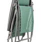 Green Metal Outdoor Zero Gravity Chair with Green Cushion By Homeroots | Outdoor Chairs | Modishstore - 3