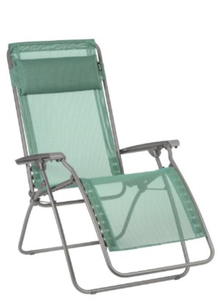 Green Metal Outdoor Zero Gravity Chair with Green Cushion By Homeroots | Outdoor Chairs | Modishstore - 5