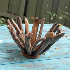 Harini Driftwood Branch Bowls By Garden Age Supply
