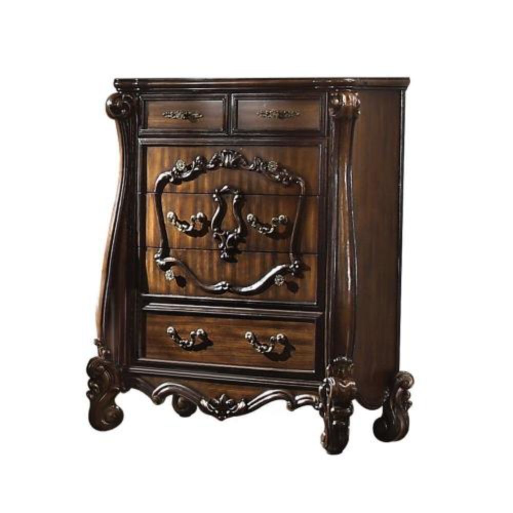 Solid Wood Six Drawer Chest By Homeroots | Dressers | Modishstore - 1