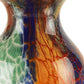 Blue Green And Orange Urn Murano Glass Table Vase By Homeroots | Vases | Modishstore - 4