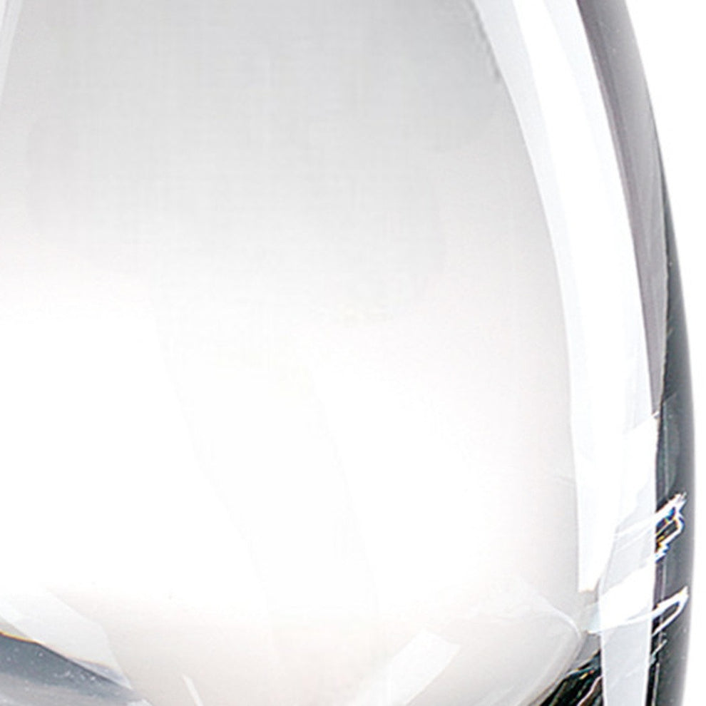Clear Lead Free Crystal Oval Table Vase By Homeroots | Vases | Modishstore - 5
