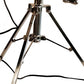 Black And Silver Tripod Floor Lamp With Metal Novelty Shade By Homeroots | Floor Lamps | Modishstore - 3