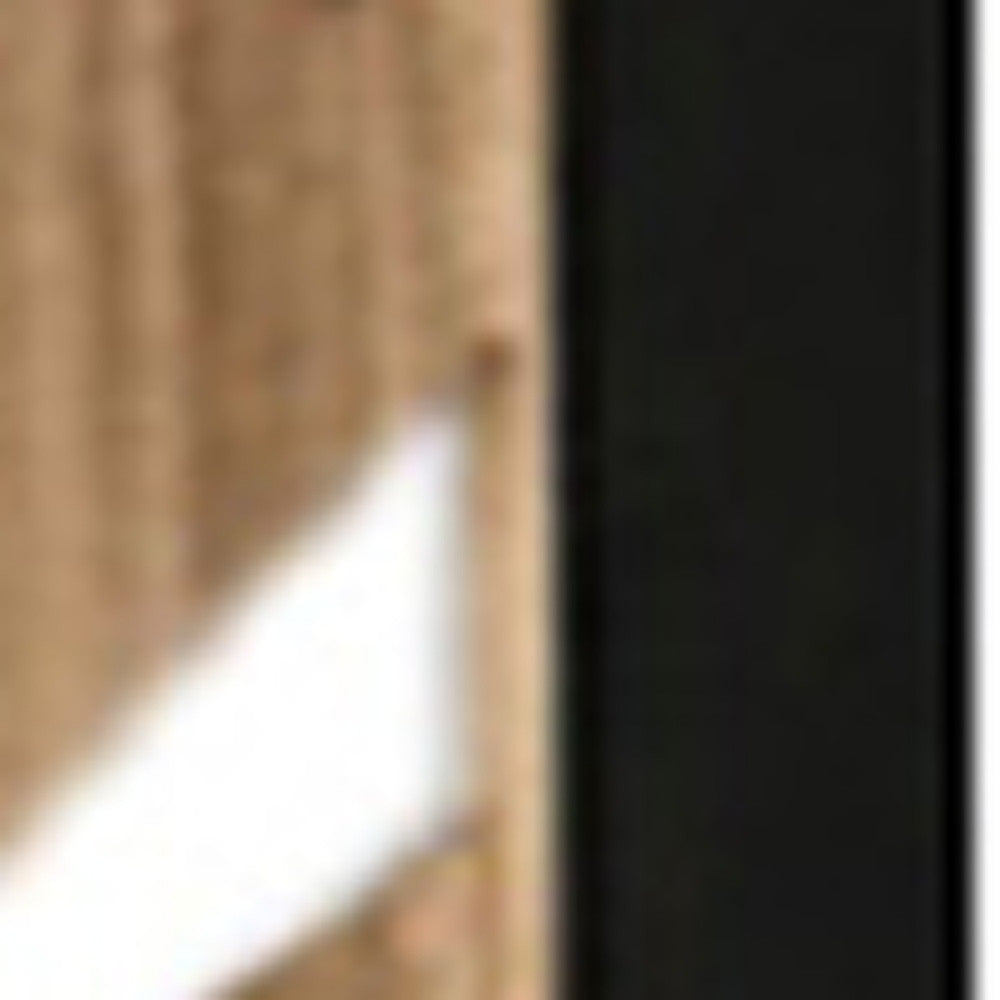 3 Panel Room Divider With Tropical Leaf Design By Homeroots | Room Dividers | Modishstore - 4