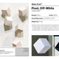 Wall Play™: Pivot, Off-White Set Of 20 By Gold Leaf