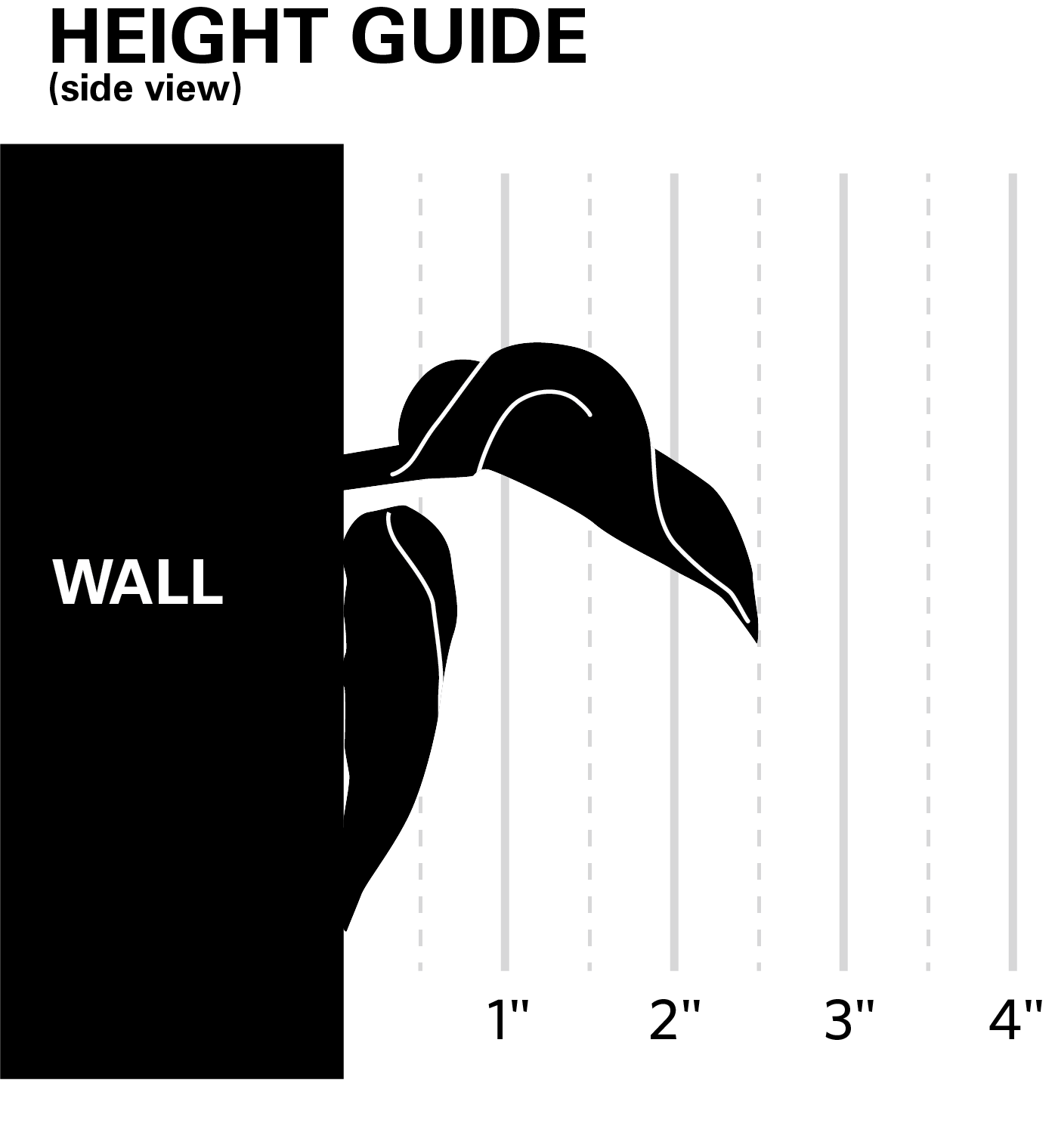 Wall Play™: Leaves, DK Grey, Set/2 By Gold Leaf | Wall Art | Modishstore - 3