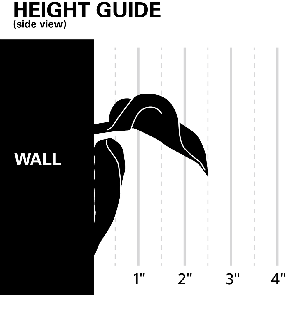 Wall Play™: Leaves, DK Grey, Set/2 By Gold Leaf | Wall Art | Modishstore - 3
