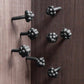 Wall Play™: Daisy, Black By Gold Leaf | Wall Art | Modishstore - 1
