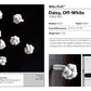 Wall Play™: Daisy, Off-White By Gold Leaf | Wall Art | Modishstore - 6