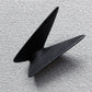 Wall Play™: Wings #1, DK Grey/ Black By Gold Leaf | Wall Art | Modishstore - 2