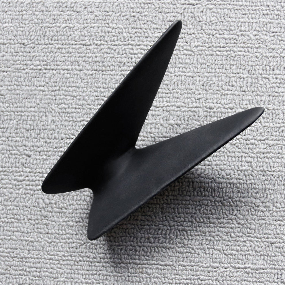 Wall Play™: Wings #1, DK Grey/ Black By Gold Leaf | Wall Art | Modishstore - 2