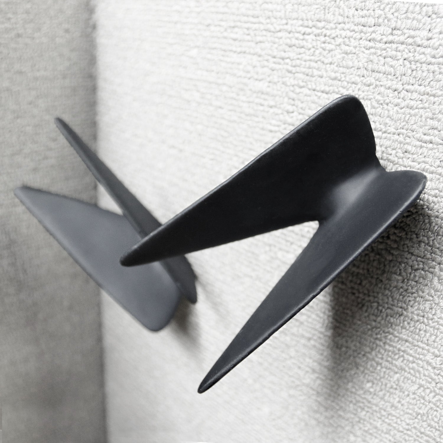 Wall Play™: Wings #1, DK Grey/ Black By Gold Leaf | Wall Art | Modishstore - 1