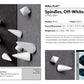 Wall Play™: Spindles, Off-White, Set/2 By Gold Leaf | Wall Art | Modishstore - 7