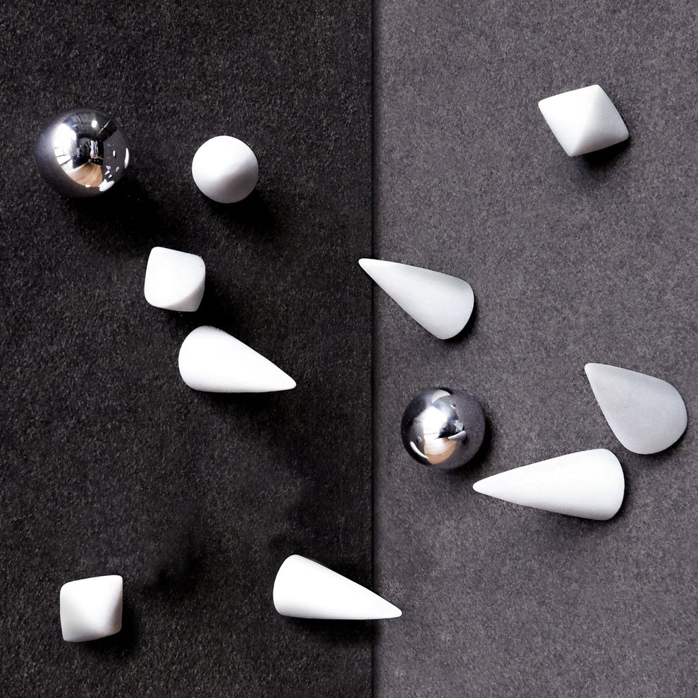 Wall Play™: Spindles, Off-White, Set/2 By Gold Leaf | Wall Art | Modishstore - 5