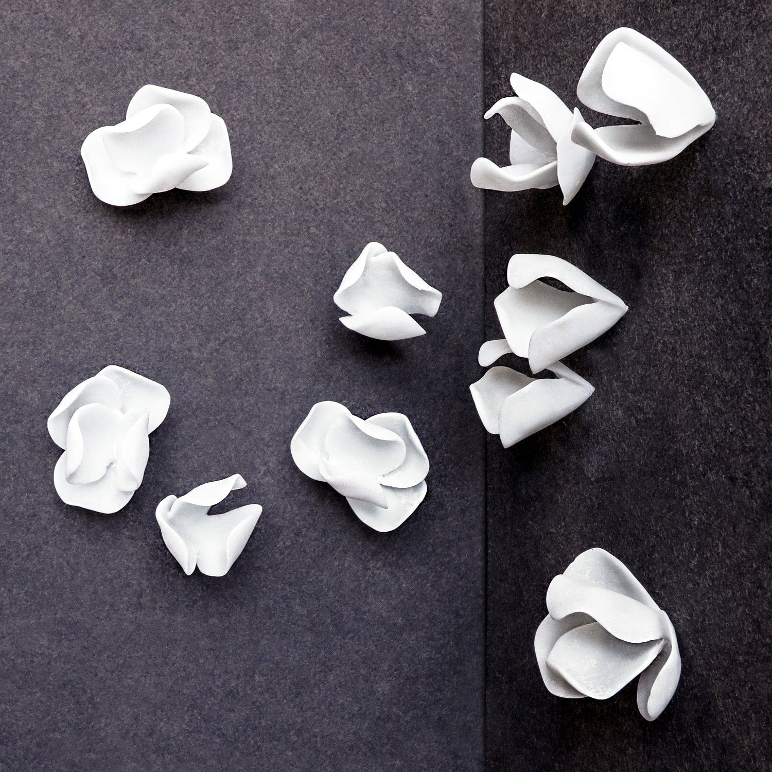 Wall Play™: Petals, Off-White, Set/2 By Gold Leaf | Wall Art | Modishstore - 1