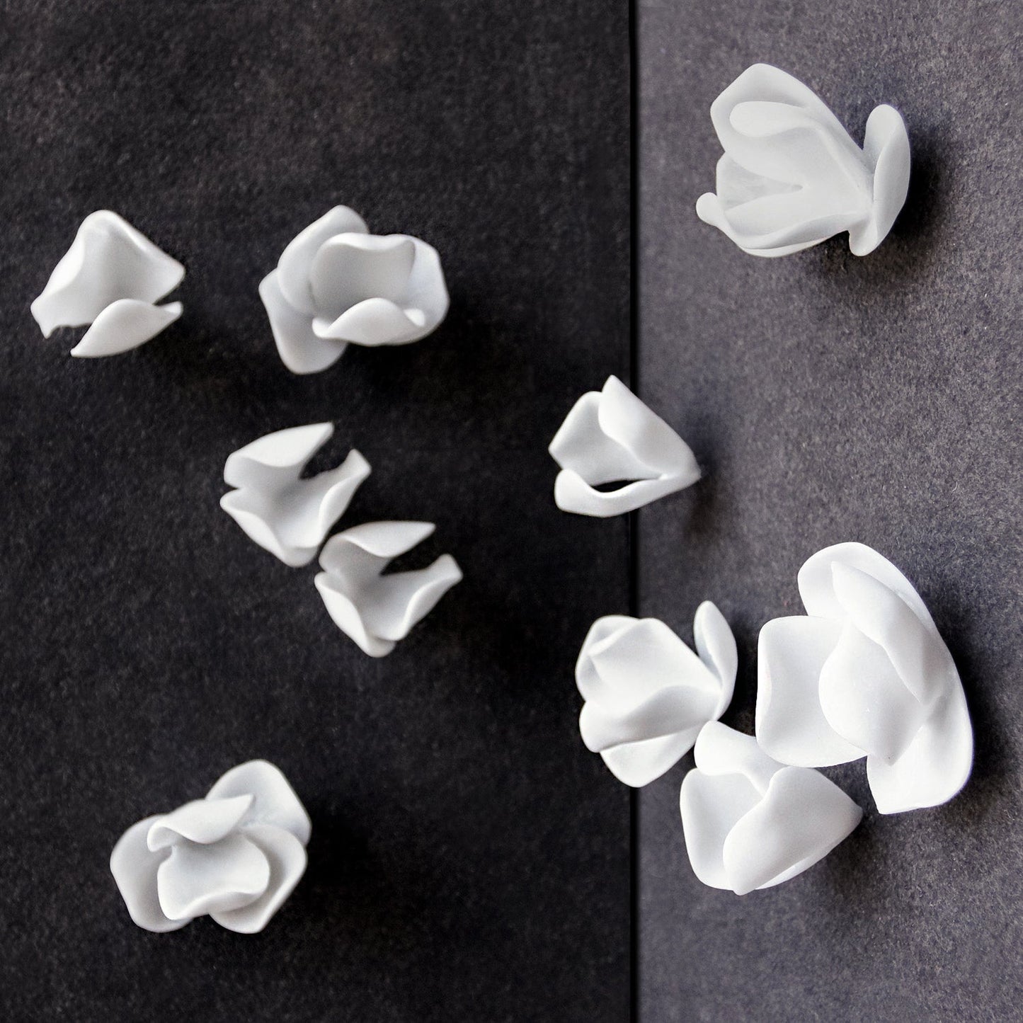 Wall Play™: Petals, Off-White, Set/2 By Gold Leaf | Wall Art | Modishstore - 3