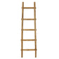 Brown Decorative Ladder Shelve By Homeroots | Wall Decor | Modishstore - 2